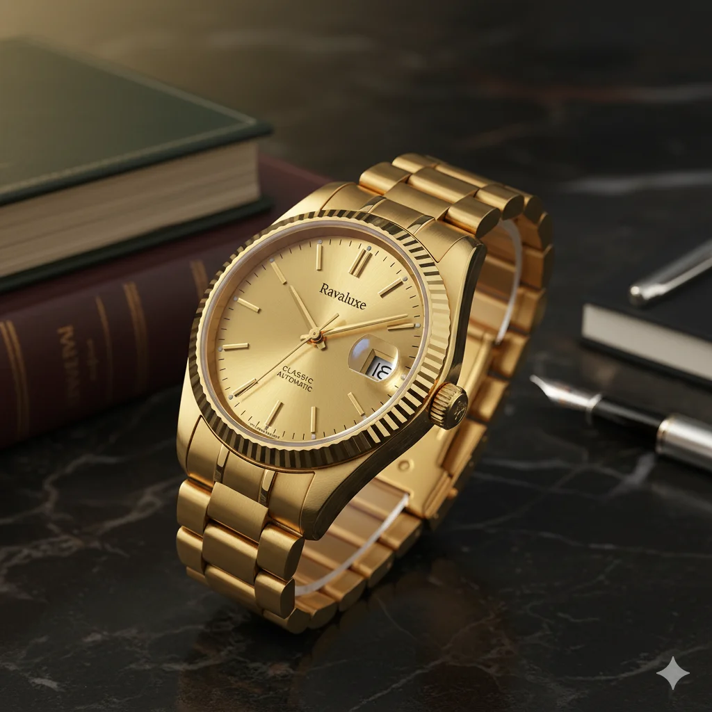 Top 5 Luxury Watches Under Rs. 5000 in Pakistan (2025 Edition) 1 Rava Luxe watches price in Pakistan
