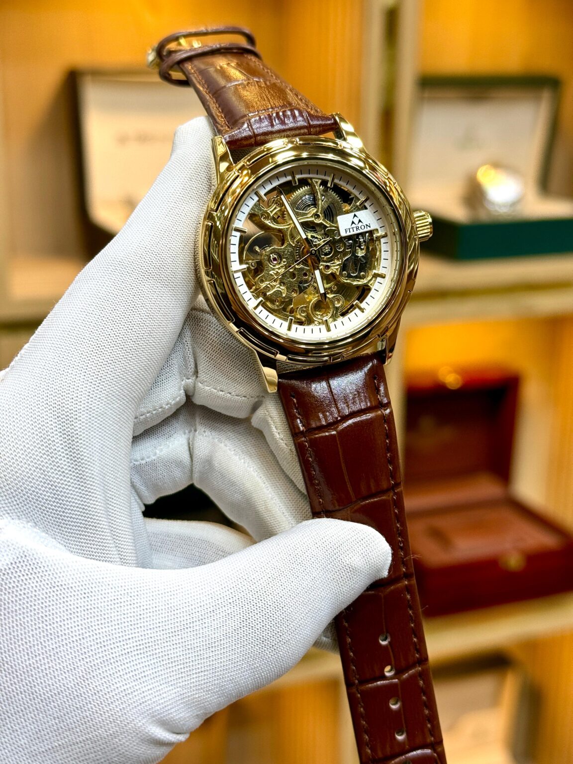 🕰️ FITRON – Original Automatic Skeleton Watch | Buy Watch Online – Rava ...